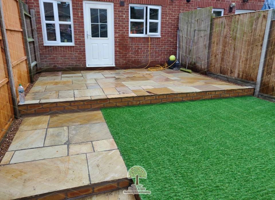 Creating terraced landscaping with thoughtful steps